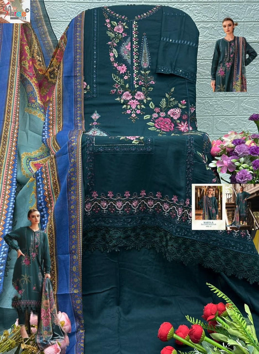 4087 Mariya B Exclusive Collection Vol 15 Shree Fabs Heavy Rayon Pakistani Salwar Suits