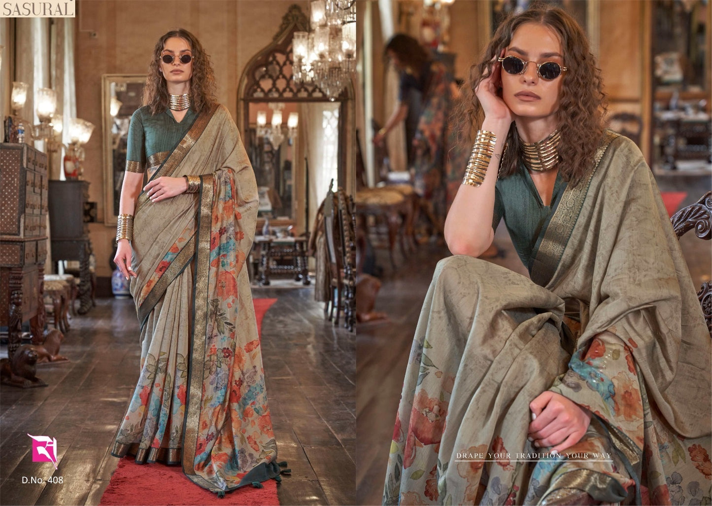 408 Emporia Sasural Viscose Sarees