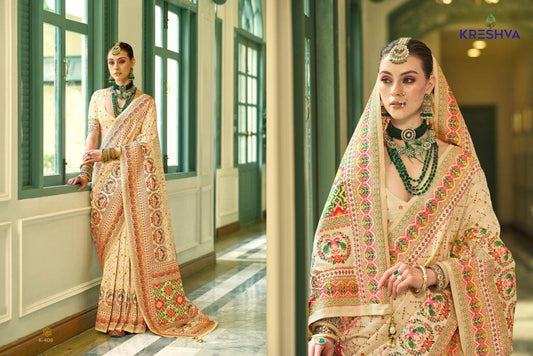 408 Kashmir Vol 1 Kreshva Pv Silk Sarees