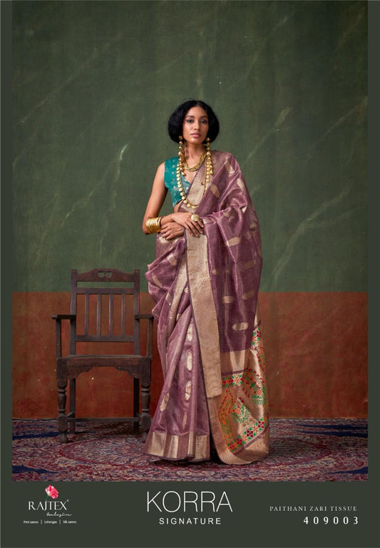409003 Korra Signature Rajtex Handloom Sarees