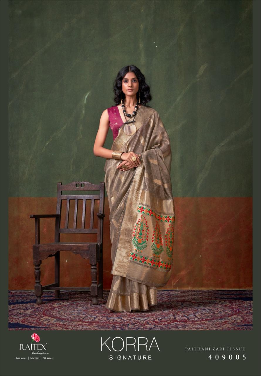 409005 Korra Signature Rajtex Handloom Sarees