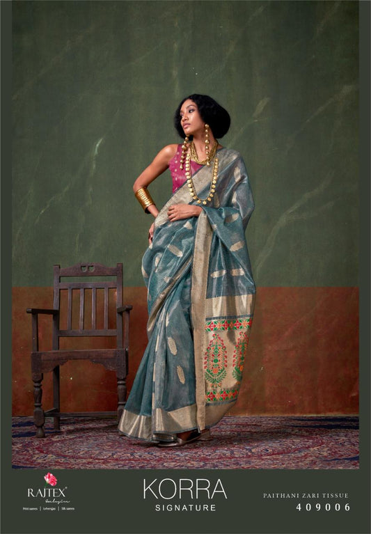 409006 Korra Signature Rajtex Handloom Sarees