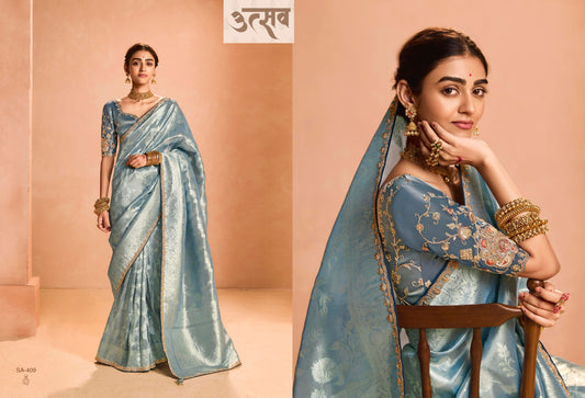 409 Utsav Kimora Sindhuri Silk Sarees