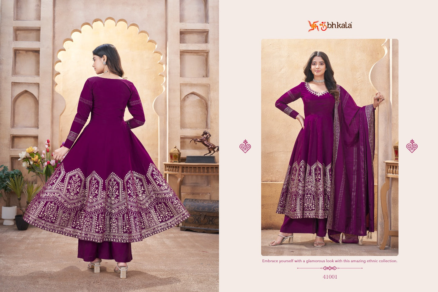 41001 Festive Flair Shubhkala Anarkali Readymade Suits