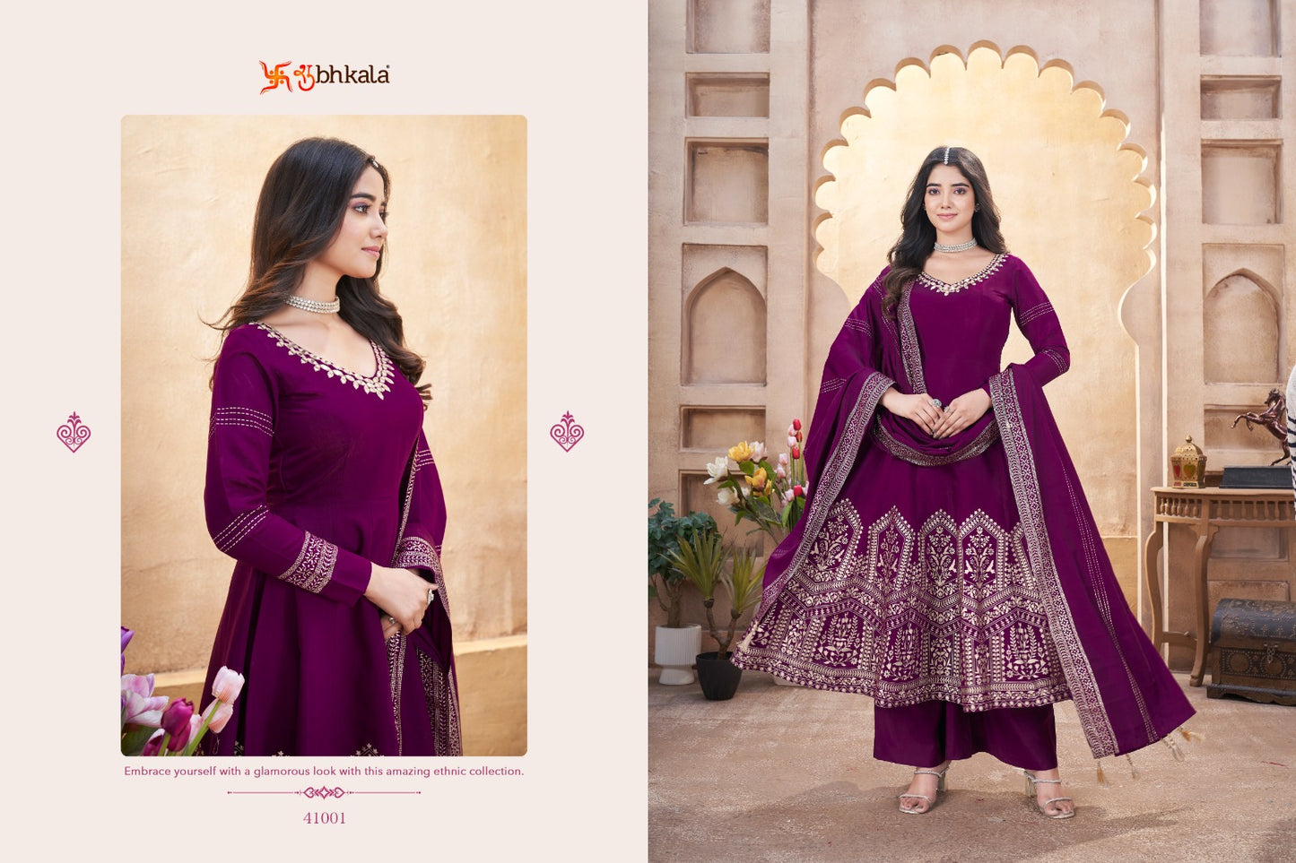 41001 Festive Flair Shubhkala Anarkali Readymade Suits