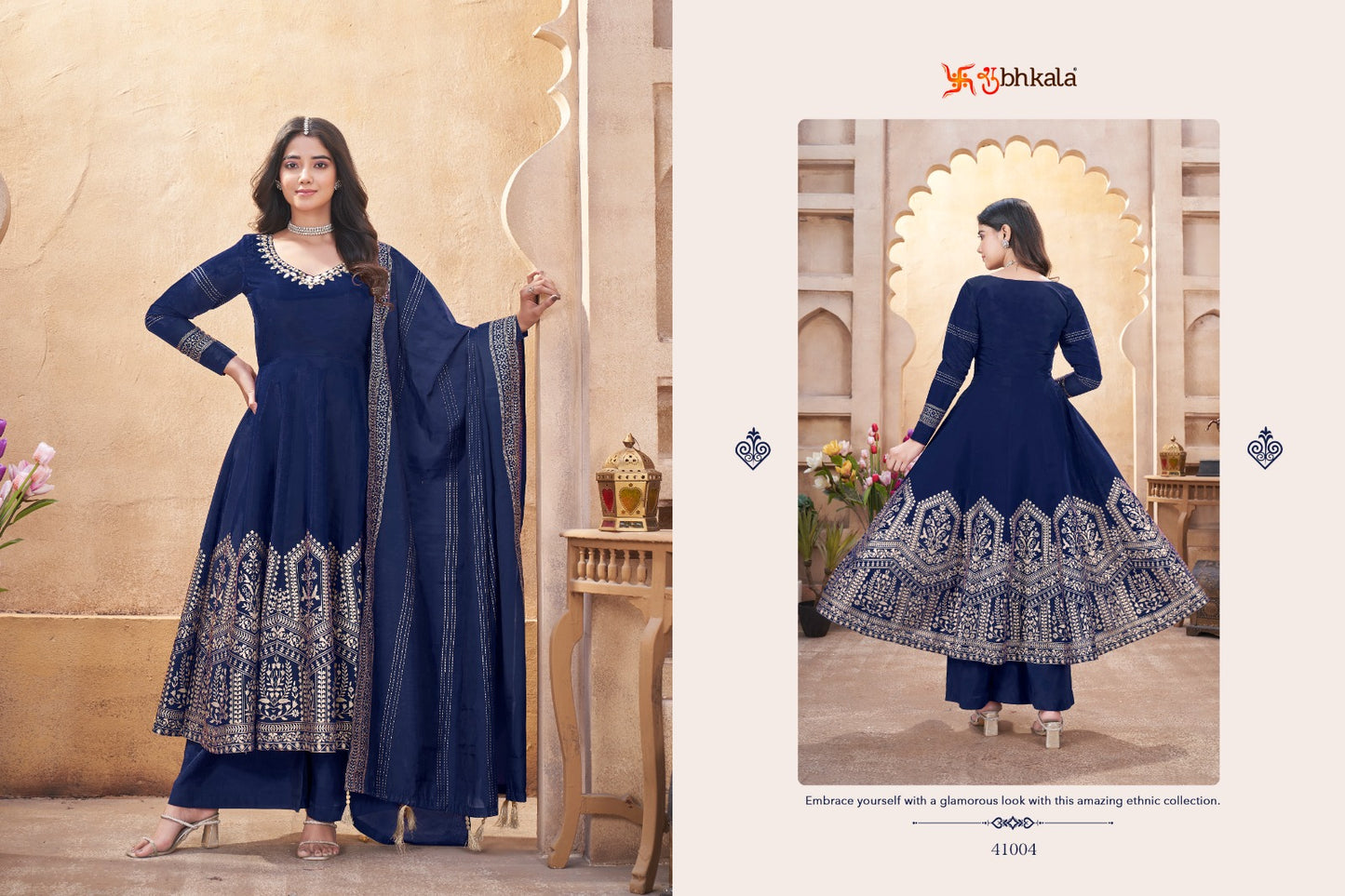 41004 Festive Flair Shubhkala Anarkali Readymade Suits