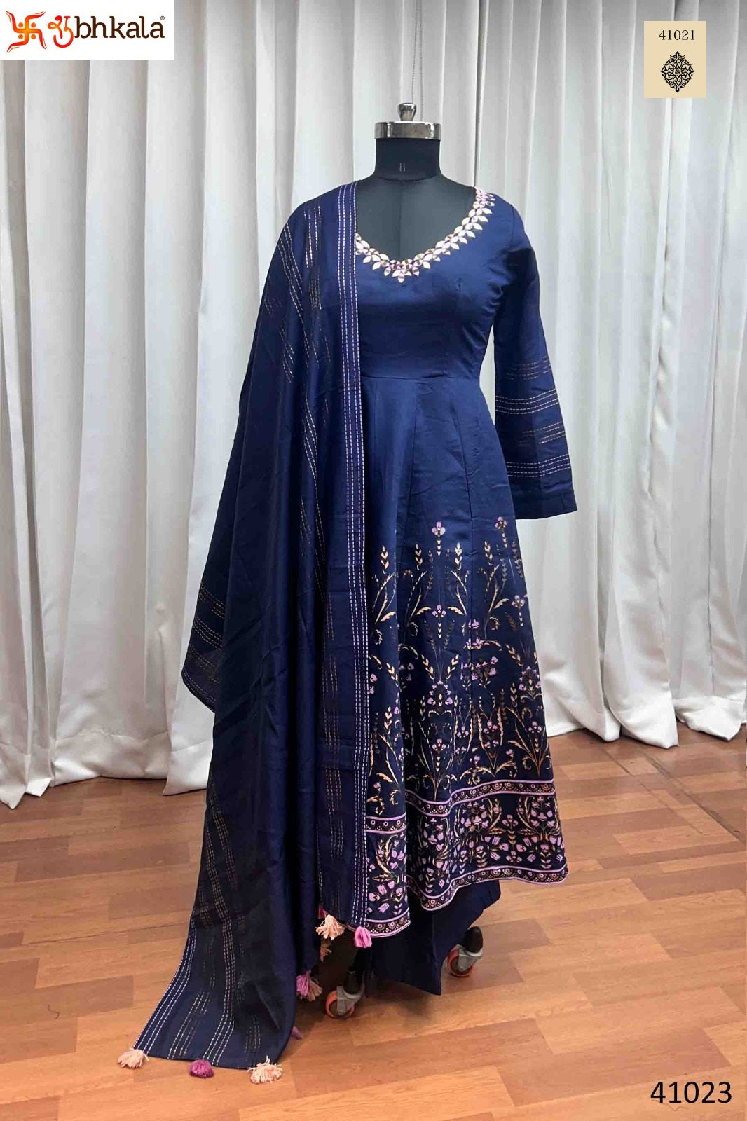 41021 Shubhkala Silk Readymade Suits