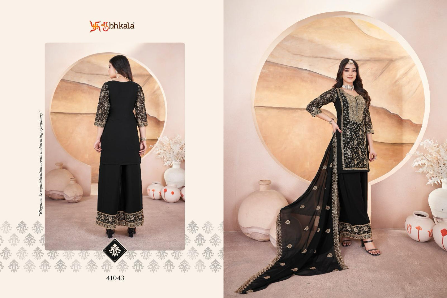 41043 Gulzaar Shubhkala Embroidery Readymade Suits