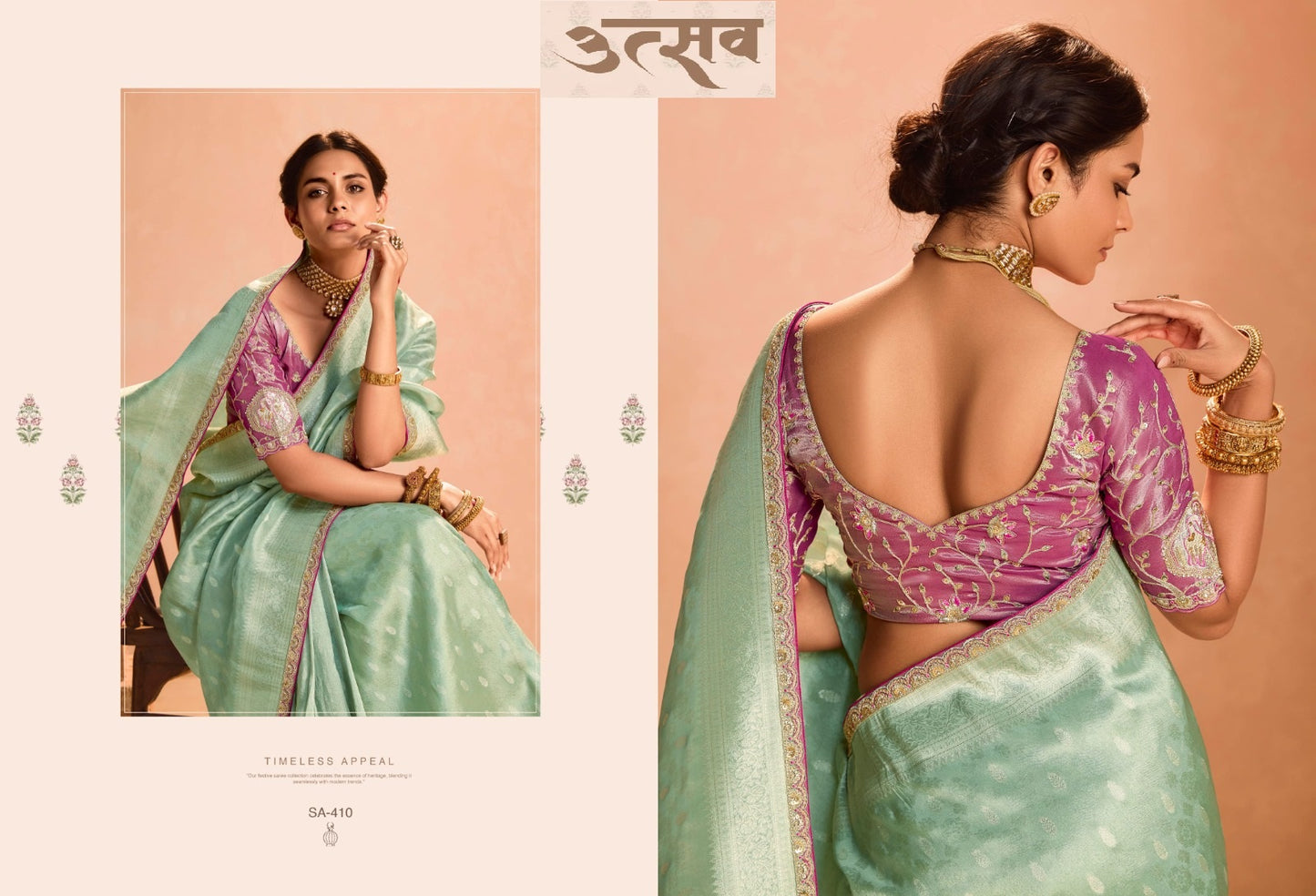 4010 Utsav Kimora Sindhuri Silk Sarees