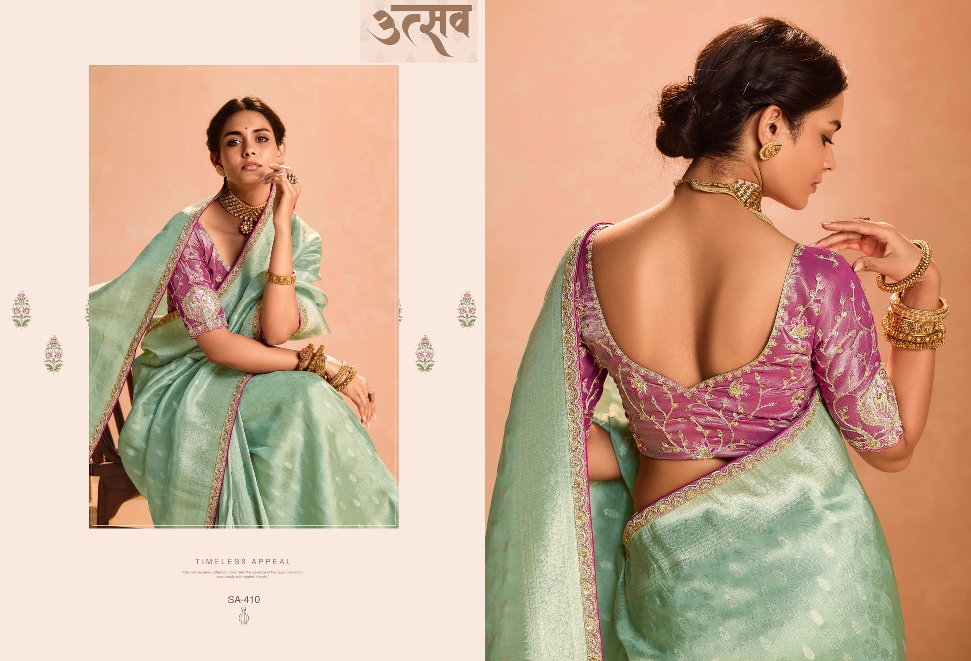 4010 Utsav Kimora Sindhuri Silk Sarees