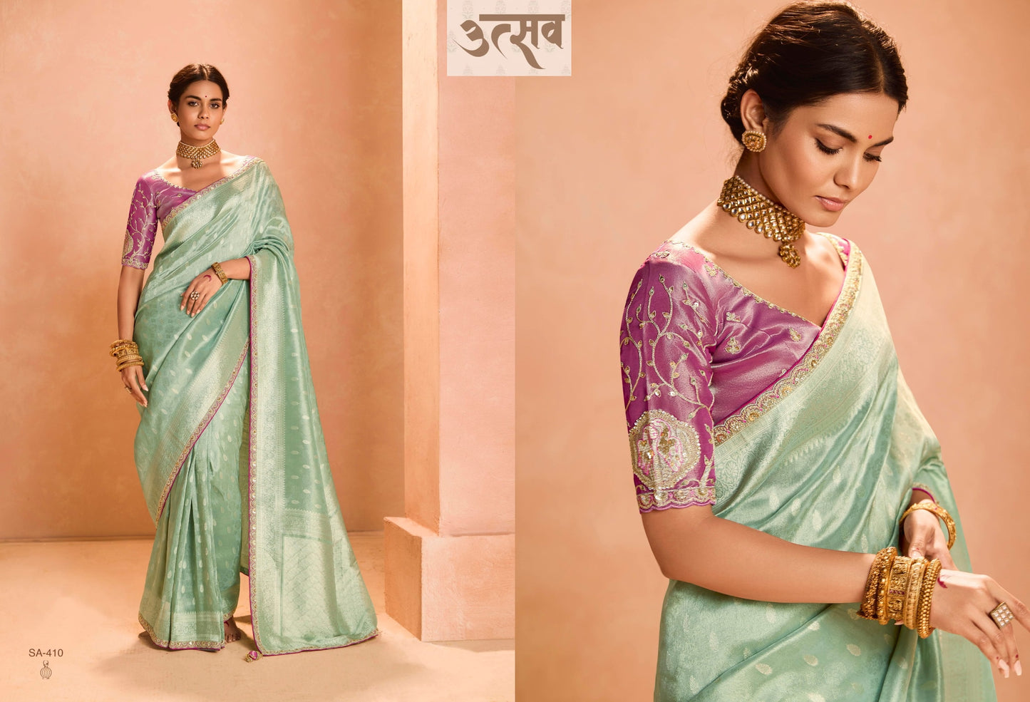 4010 Utsav Kimora Sindhuri Silk Sarees