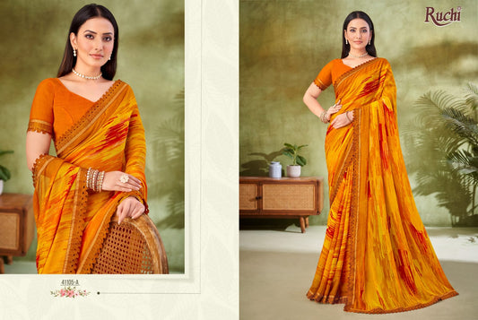 41105A Savera Vol 11 Ruchi Chiffon Sarees
