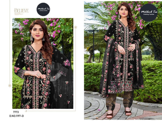 1197-D Mehboob Tex Pakistani Salwar Suits