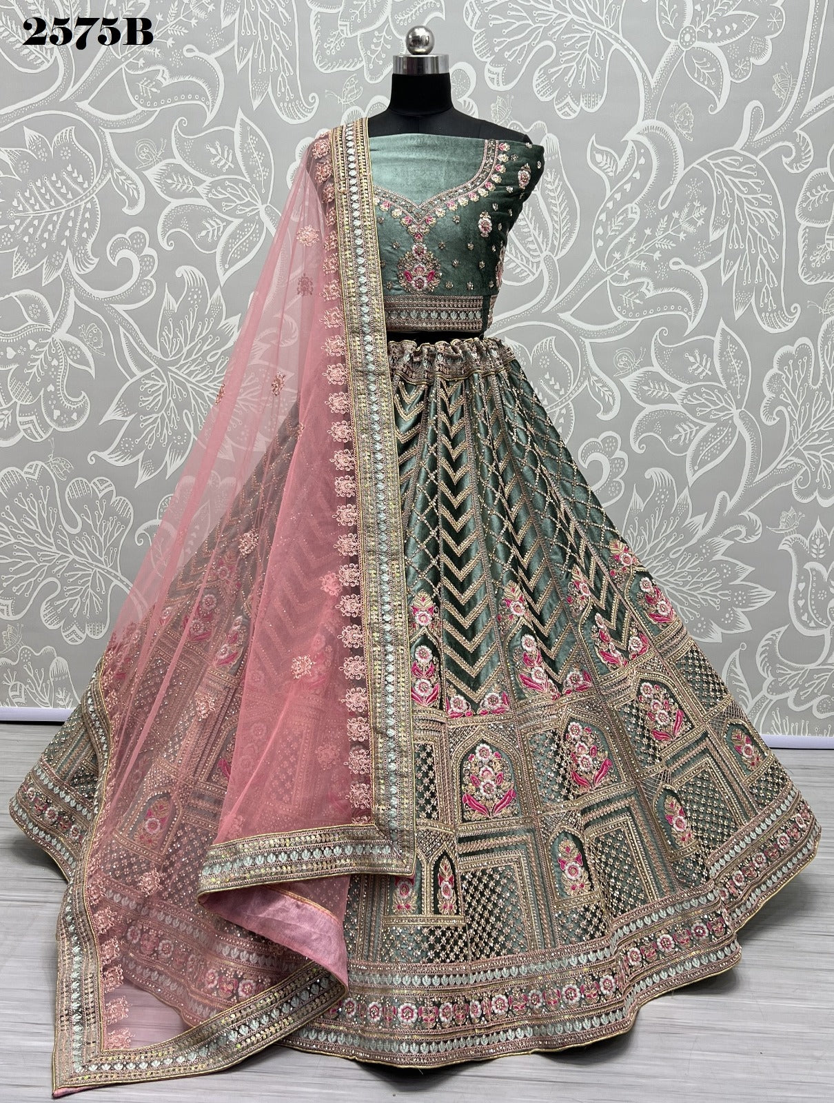 2575B Anjani Art Lehenga Choli