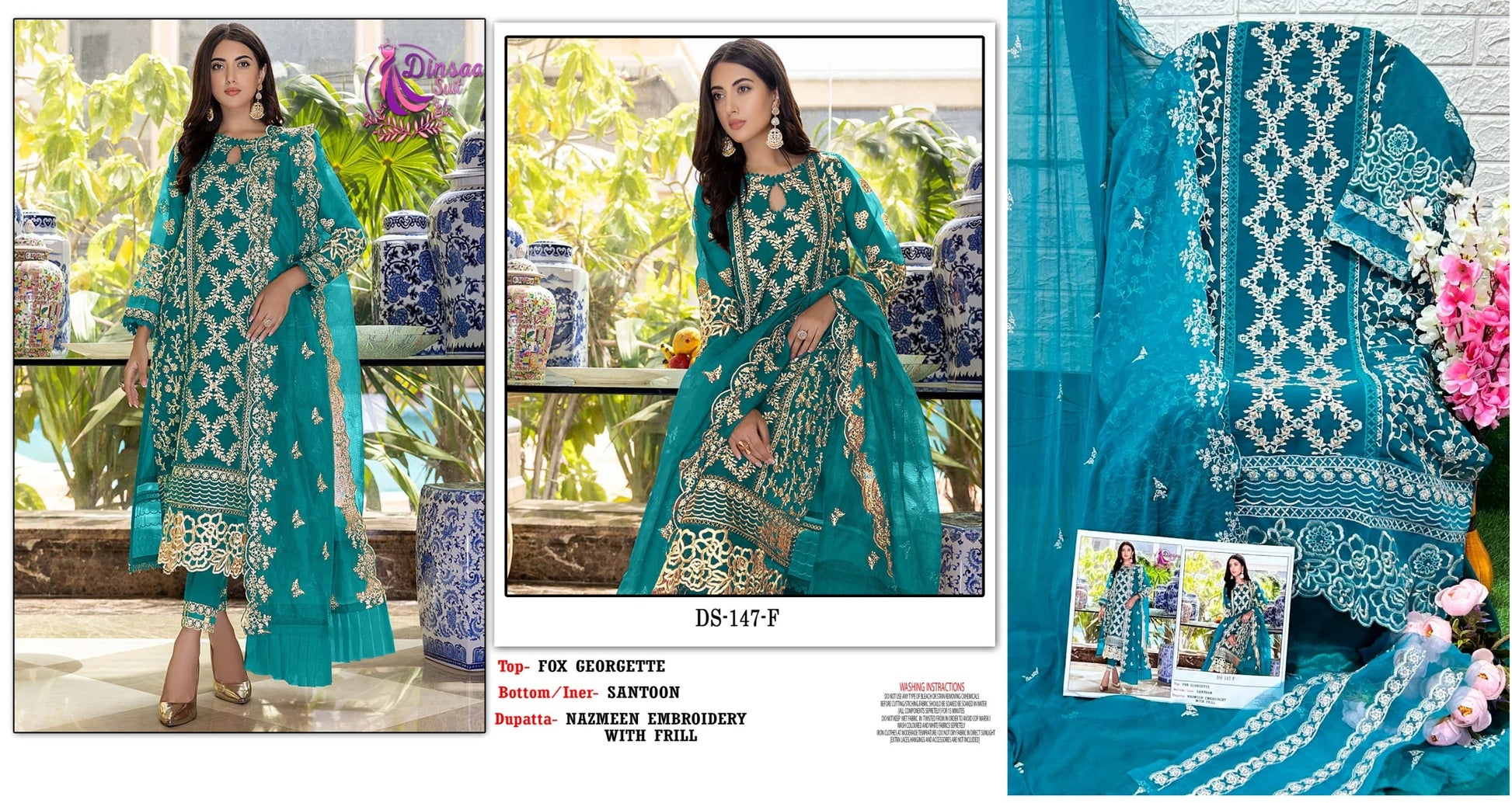 147F Dinsaa Suit Pakistani Salwar Suits