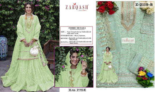 Z-2119B Zarqash Pakistani Salwar Suits