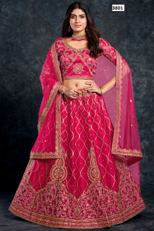 3801 Bridal Saga Aahvan Designs Lehenga Choli