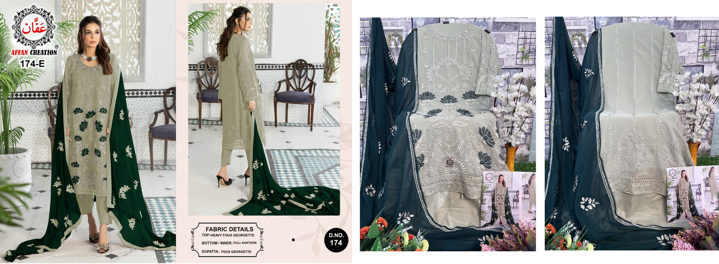 174E Affan Creation Pakistani Salwar Suits