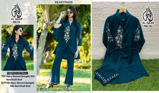 Ma-76Valley Green Al Qasr Co Ord Set