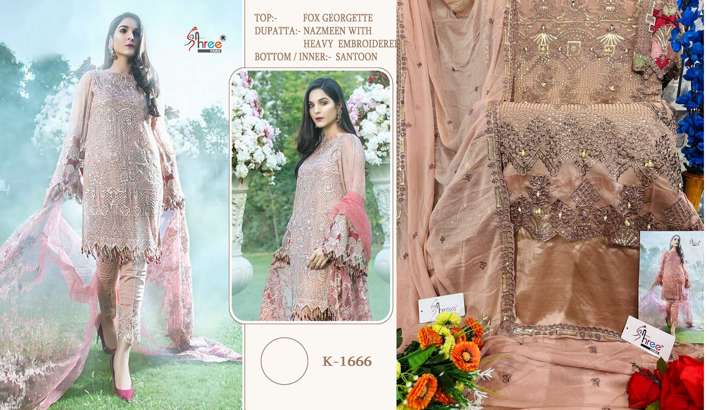 1666 Shree Fabs Pakistani Salwar Suits
