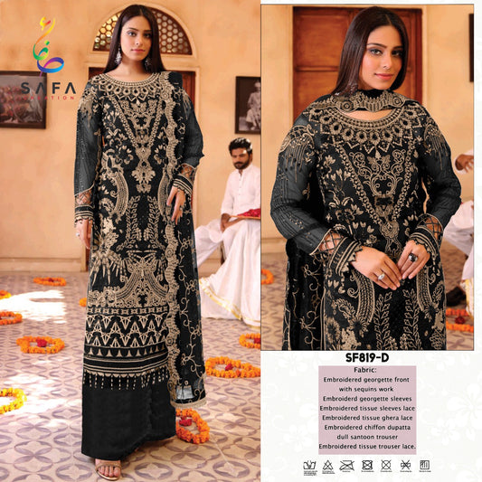 819D Safa Creation Pakistani Salwar Suits
