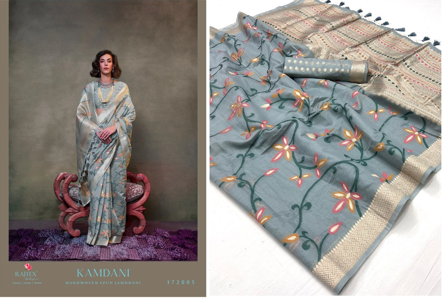 372005 Kamdani Rajtex Sarees
