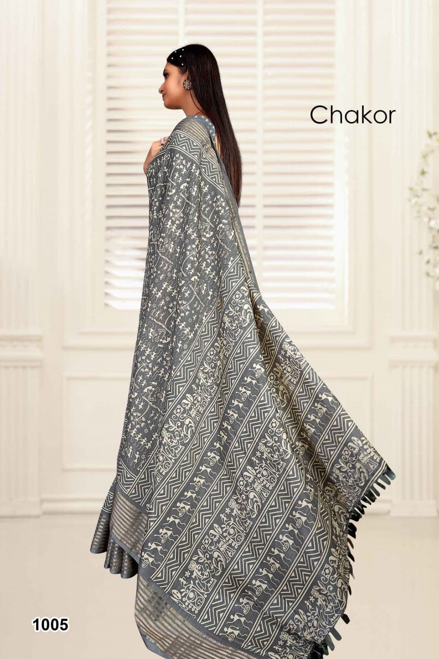 1005 Chakor Mahamani Creation Sarees