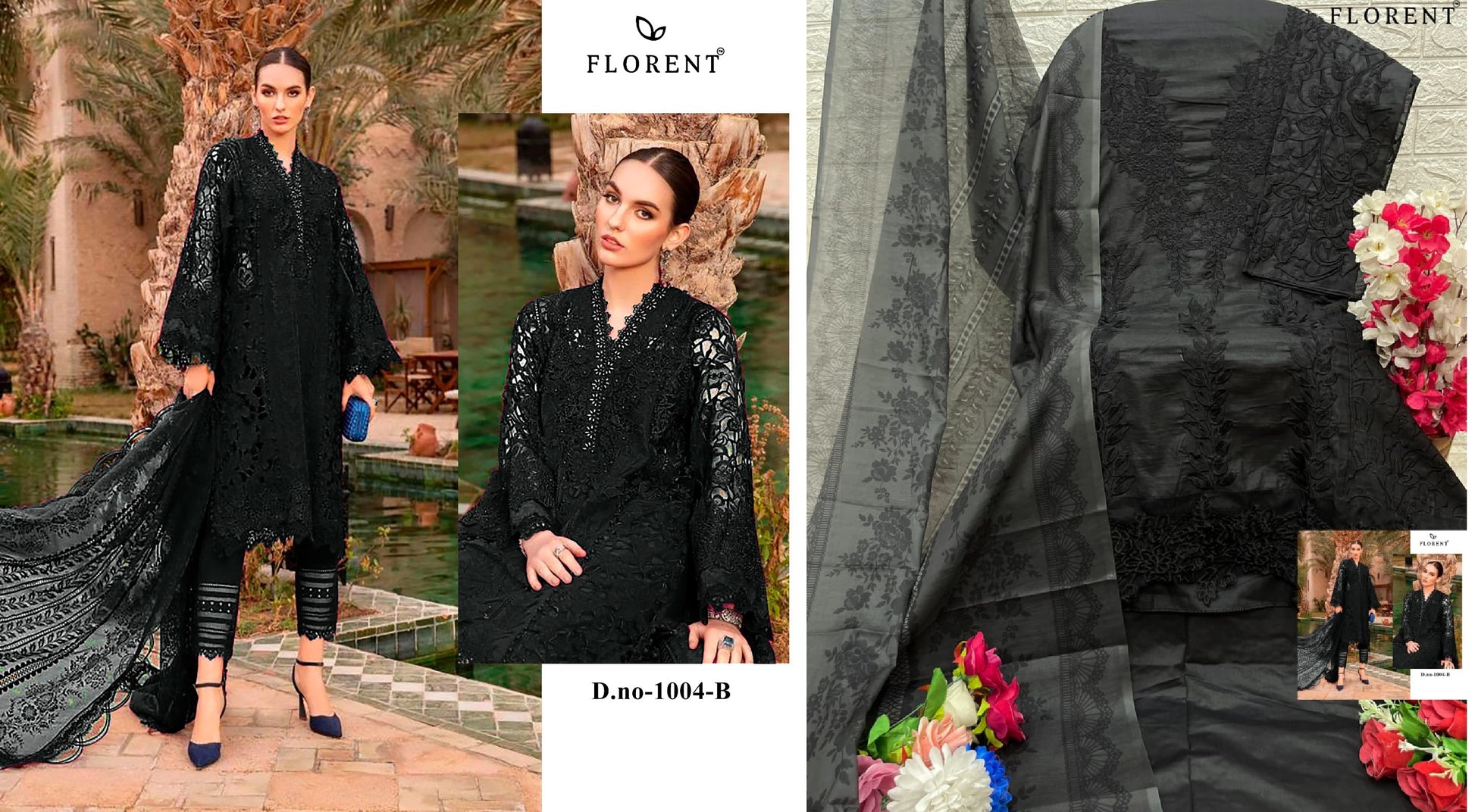 1004B Maria B Vol 1 Florent Pakistani Salwar Suits