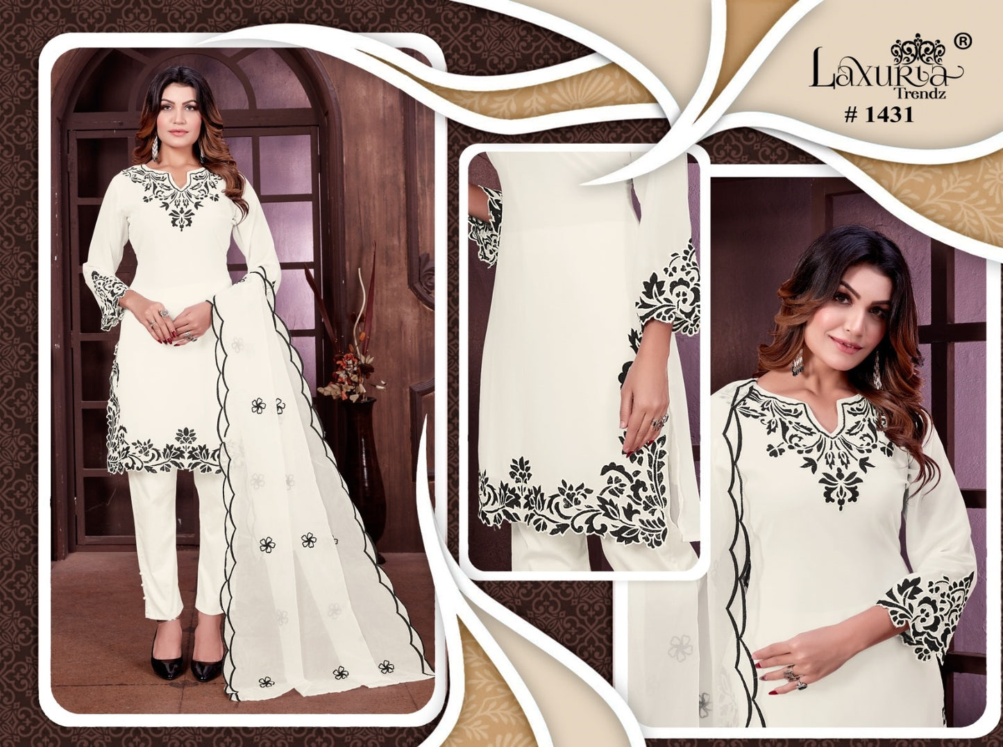 1431 Laxuria Trendz Pakistani Readymade Suits