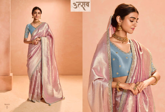411 Utsav Kimora Sindhuri Silk Sarees