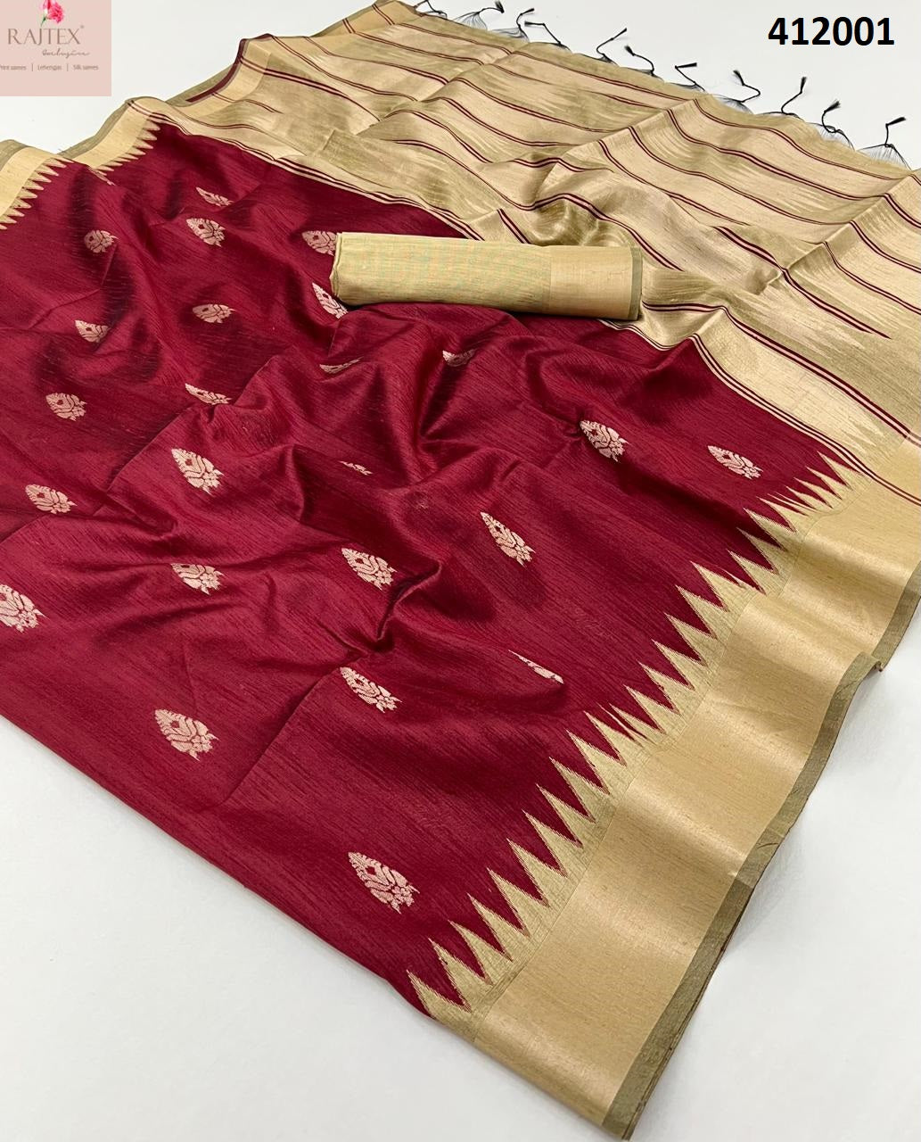 412001 Kadiyal Silk Rajtex Weaving Silk Sarees