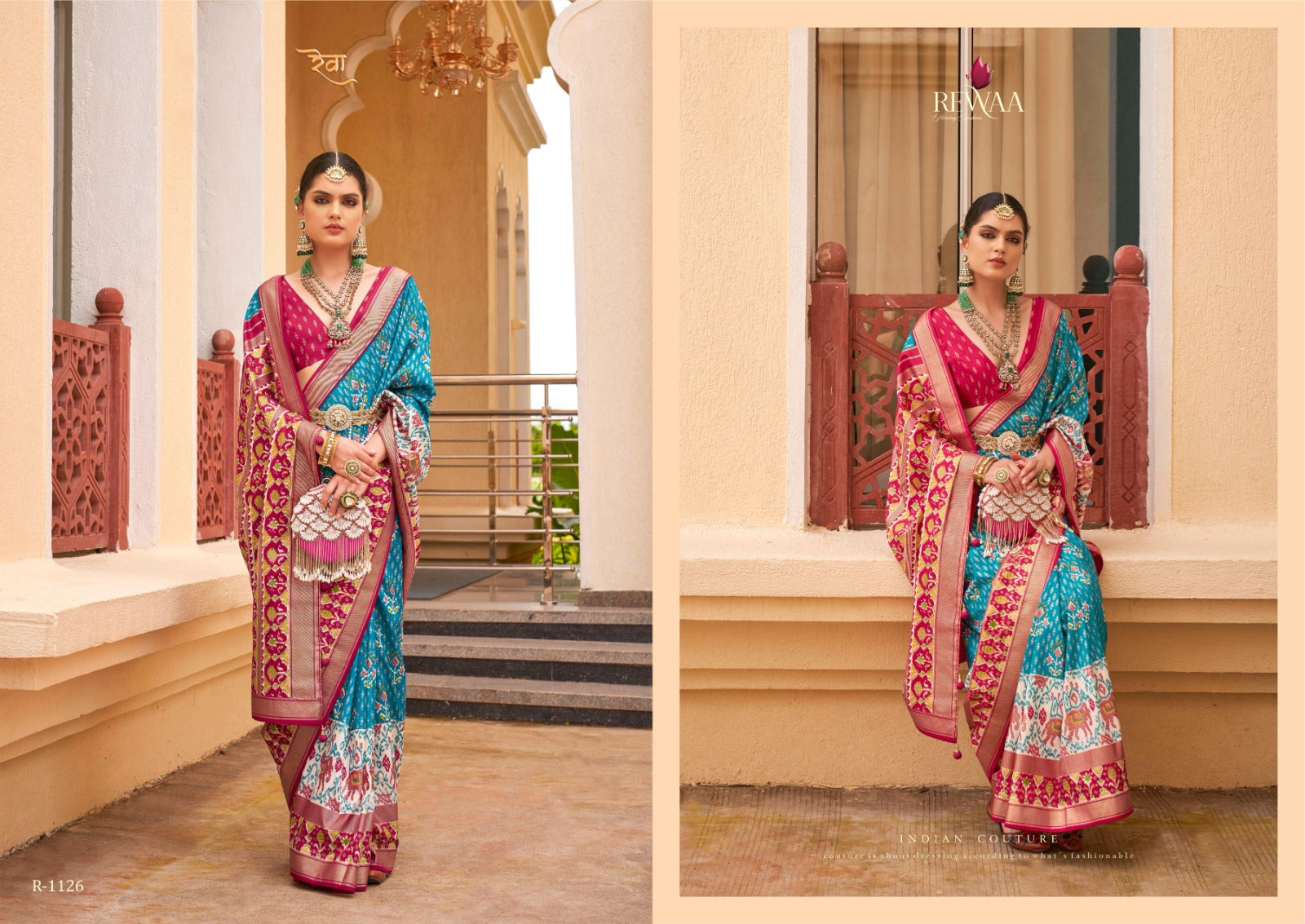 R-1126 Sankalp Patola Rewaa Sarees