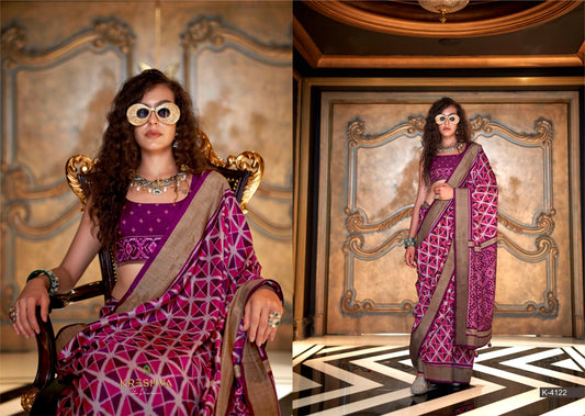 4122 Meenakumari Kreshva Pv Silk Sarees