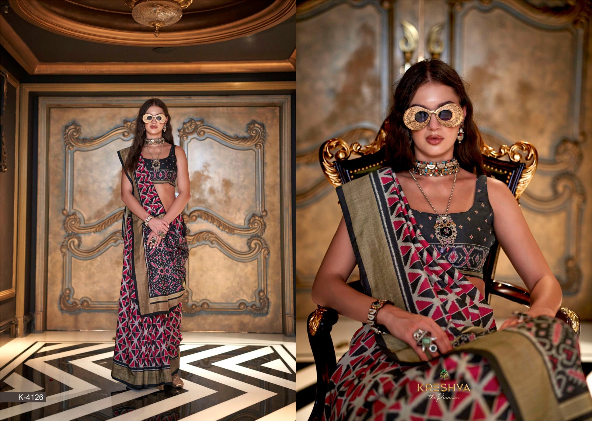4126 Meenakumari Kreshva Pv Silk Sarees