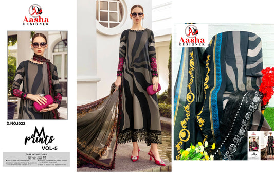 1022 Aasha Designer Pakistani Salwar Suits