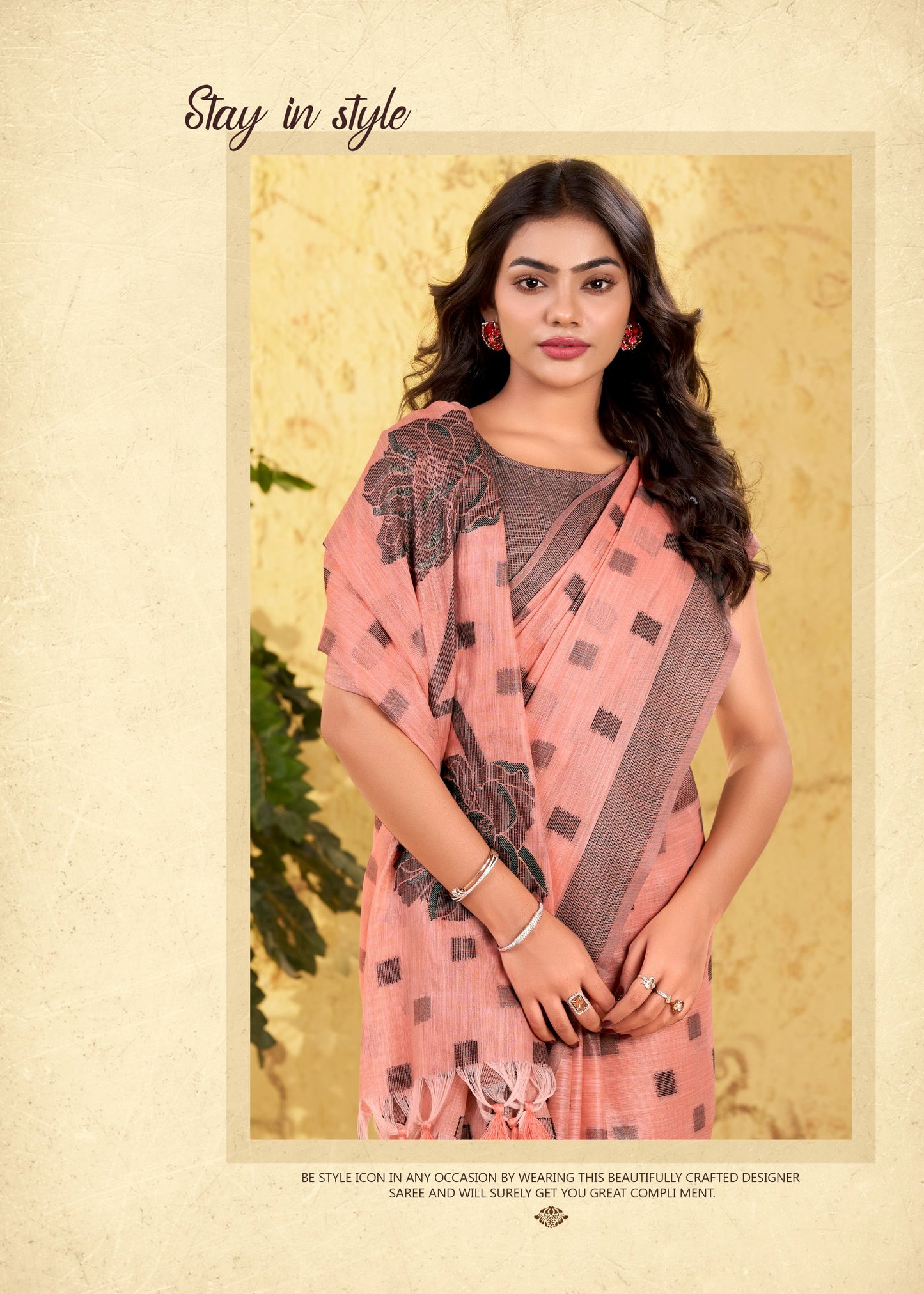 413 Carnival Rajpath Linen Silk Sarees