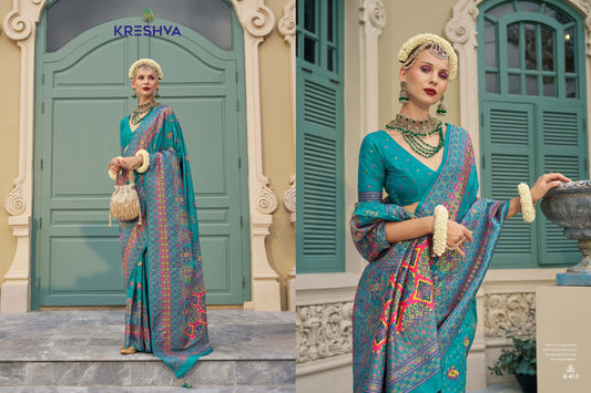 413 Kashmir Vol 2 Kreshva Meenakari Sarees
