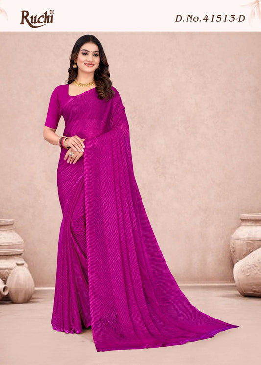 41513D Star Lehriya Vol 13 Ruchi Chiffon Sarees