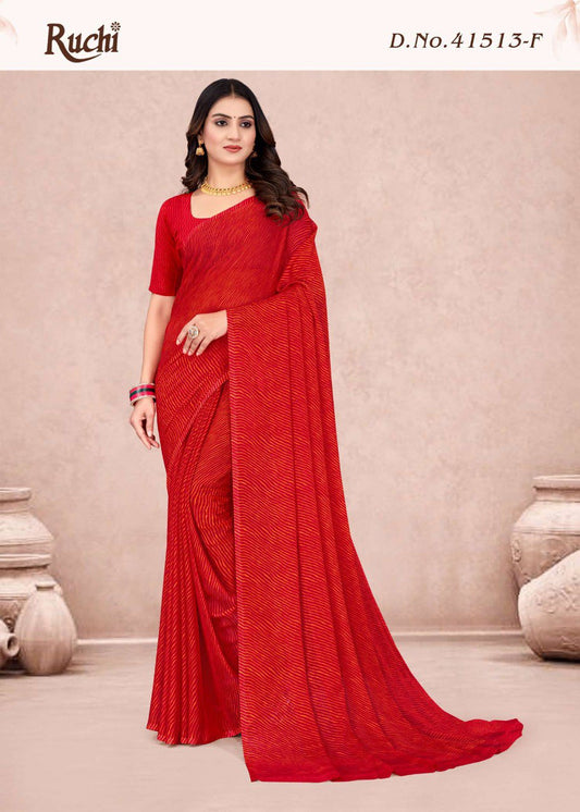 41513F Star Lehriya Vol 13 Ruchi Chiffon Sarees