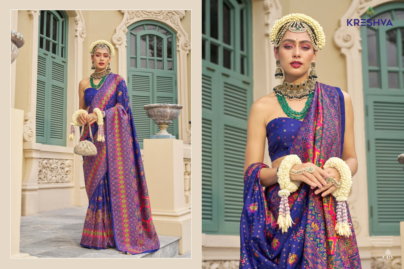 415 Kashmir Vol 2 Kreshva Meenakari Sarees