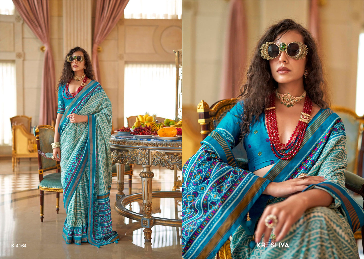 4164 Cinderella Kreshva Pv Silk Sarees