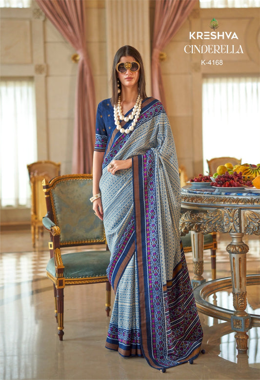 4168 Cinderella Kreshva Pv Silk Sarees