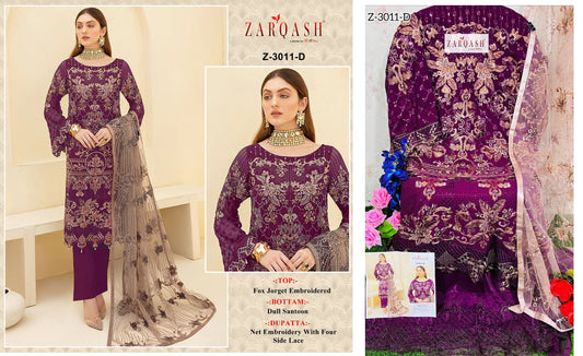 3011-D Zarqash Pakistani Salwar Suits