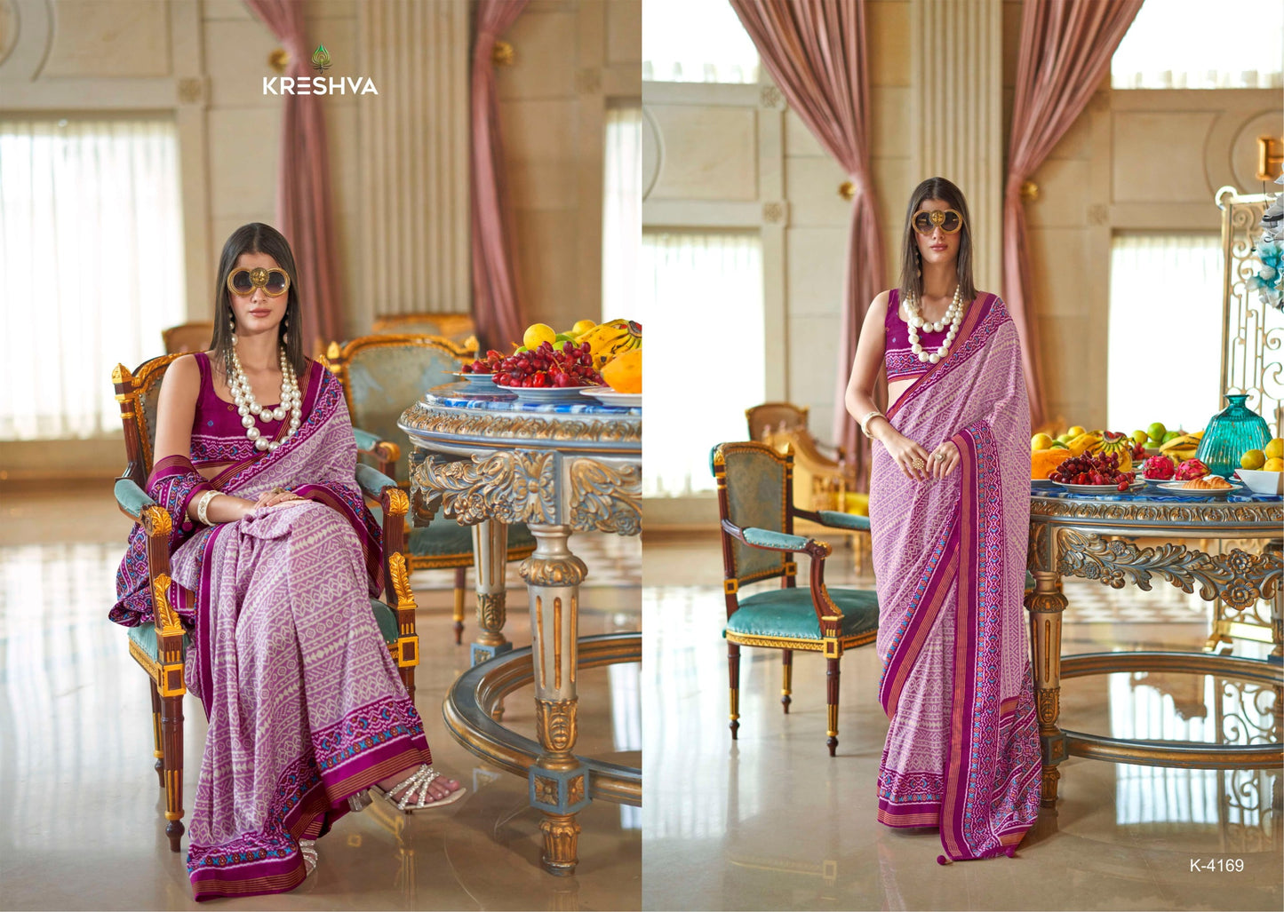 4169 Cinderella Kreshva Pv Silk Sarees