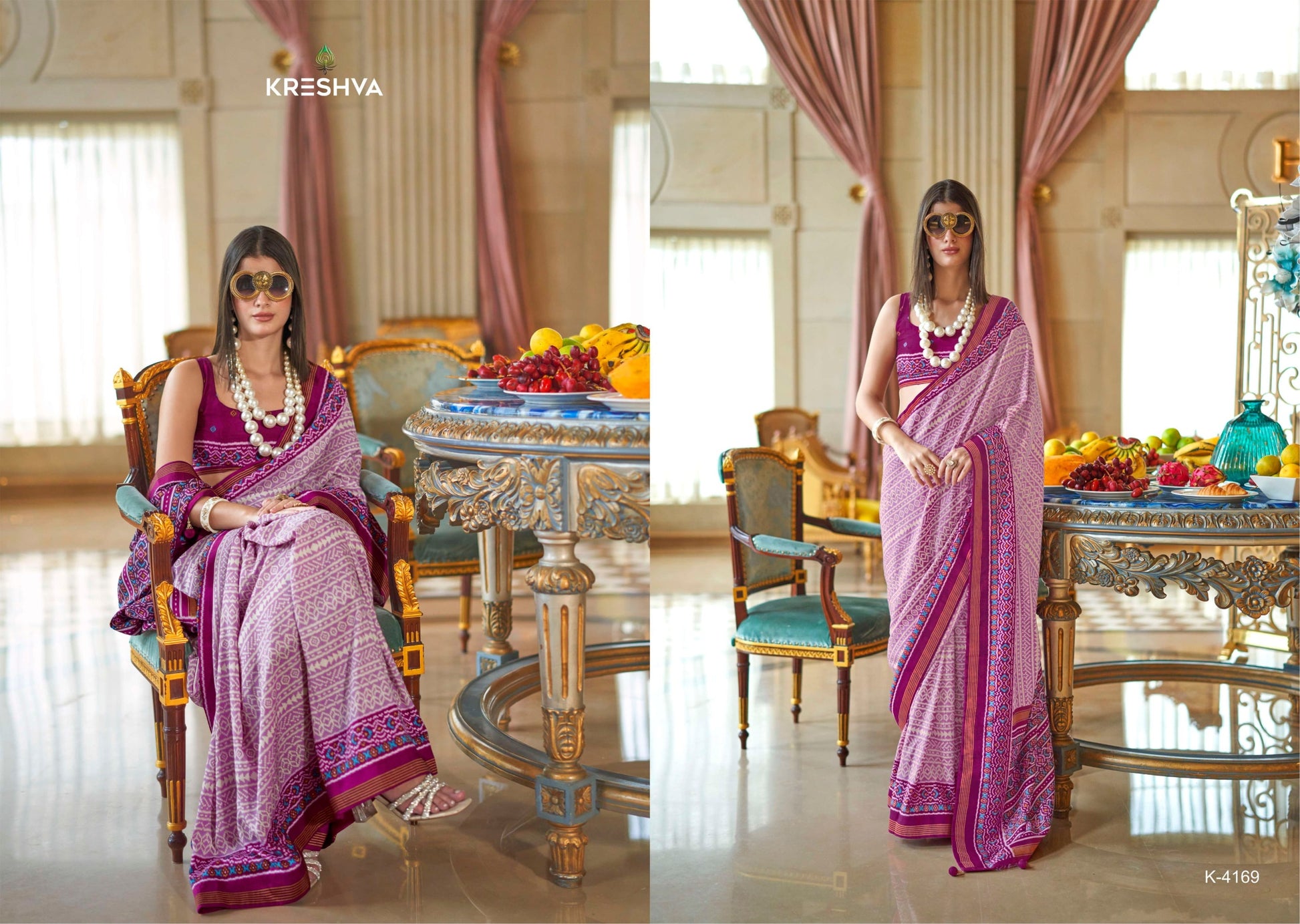 4169 Cinderella Kreshva Pv Silk Sarees