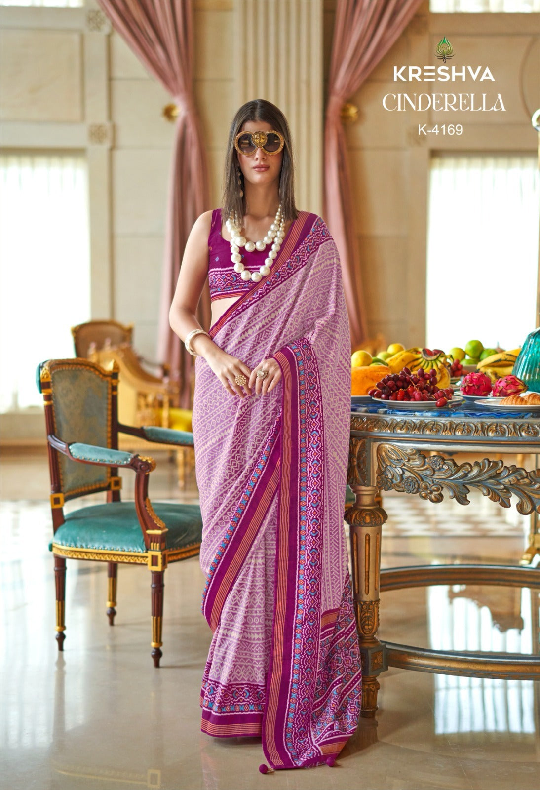 4169 Cinderella Kreshva Pv Silk Sarees