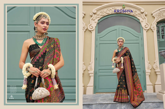 416 Kashmir Vol 2 Kreshva Meenakari Sarees