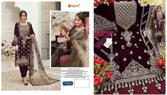 V-17030-C Fepic Pakistani Salwar Suits