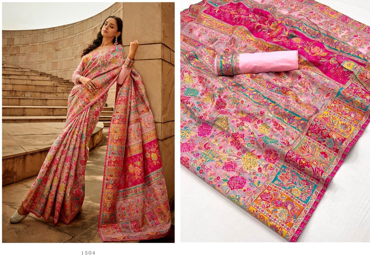 1504 Kashmiri Rajtex Sarees