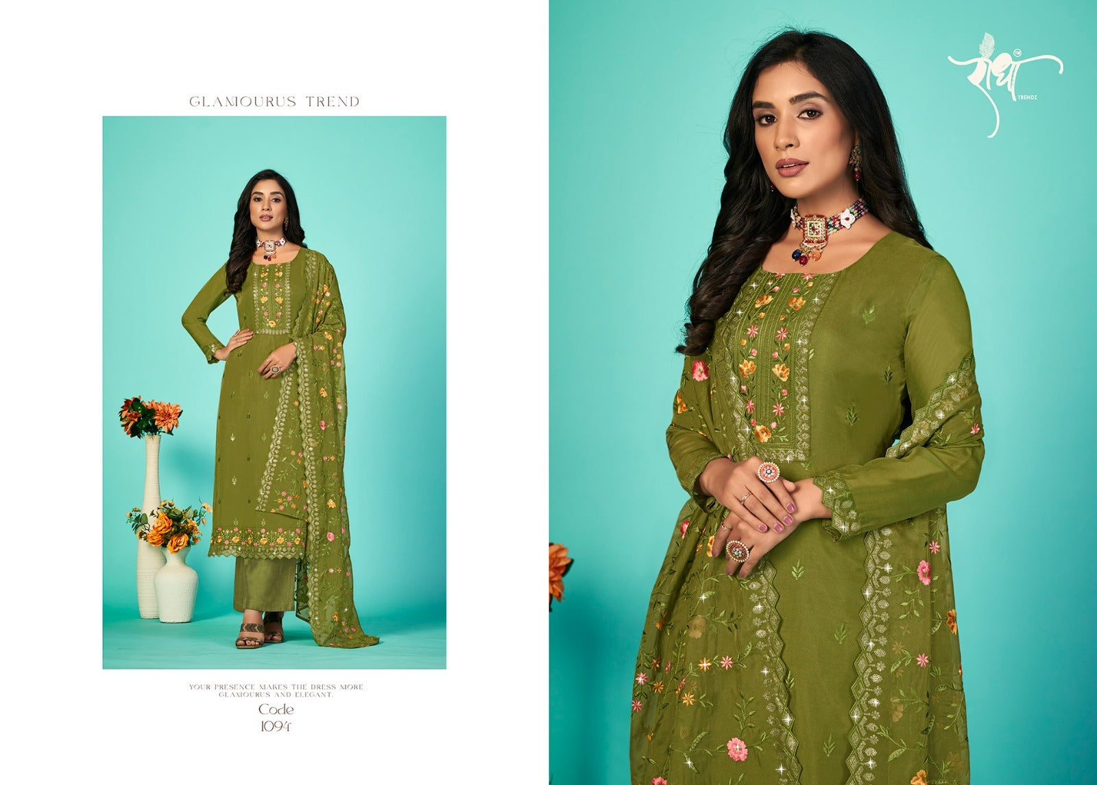 1094 Bandhan Radha Unstitched Suits